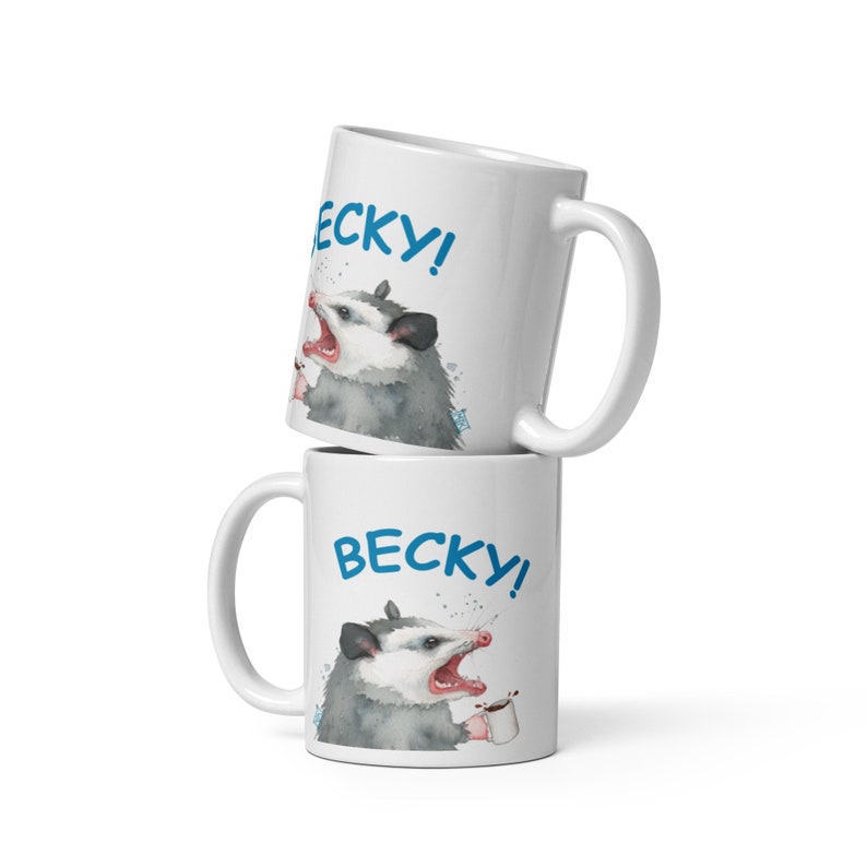 Personalized Opossum Mug, Funny Possum Gift, Funny Custom Cup, Opossum Gift, Possum Lover image 3