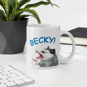 Personalized Opossum Mug, Funny Possum Gift, Funny Custom Cup, Opossum Gift, Possum Lover image 4