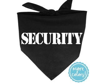 security dog bandana
