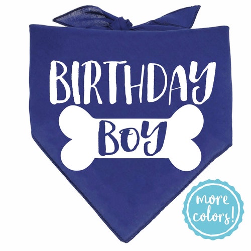 Its My Birthday Dog Bandana Etsy
