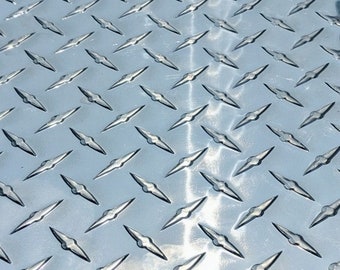 3003 Aluminum Diamond Tread Plate//Sheet 0.063/" X 12/" X 24/" Free Shipping