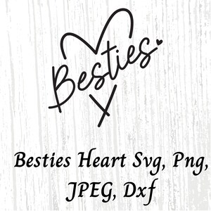 Besties - Instant Digital Download - svg, png, dxf, and eps files included! Tropical, Vacation, Ocean, Beach