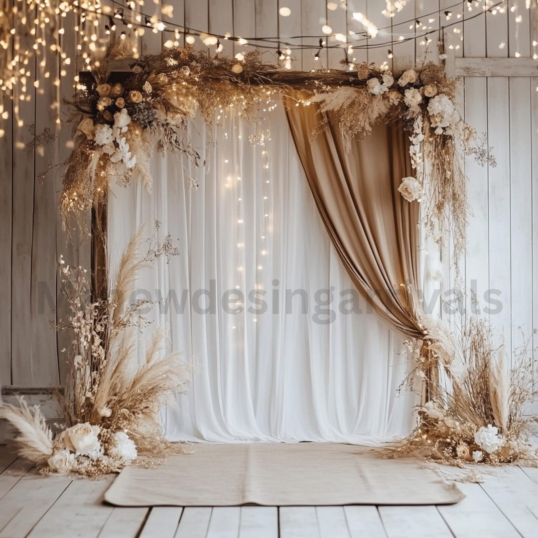 Boho Maternity Digital Backdrop 5 JPG Boho Digital Backdrop Floral ...