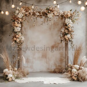 Boho Maternity Digital Backdrop 5 JPG Boho Digital Backdrop Floral ...
