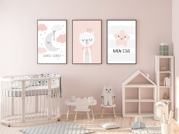 set of 3 nursery prints