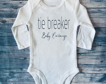 tie breaker onesie