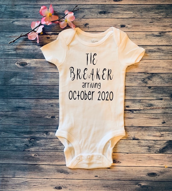 tie breaker onesie