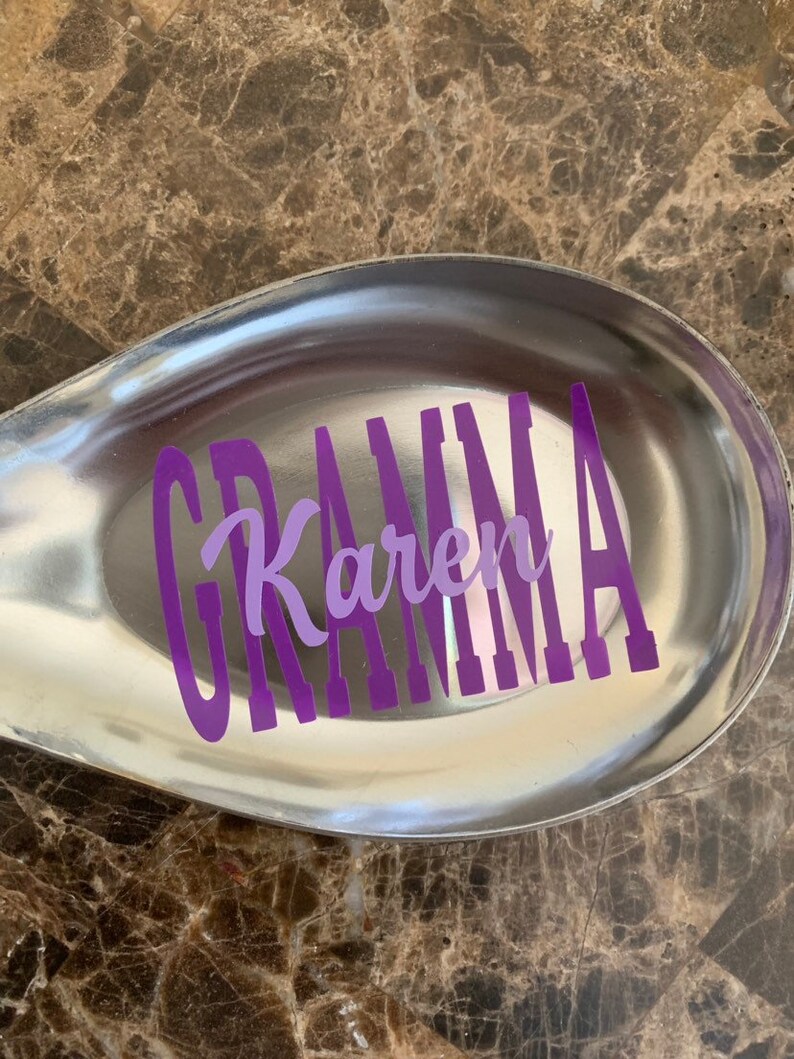 Custom spoon rest mom spoon rest grandma spoon rest aunt Etsy