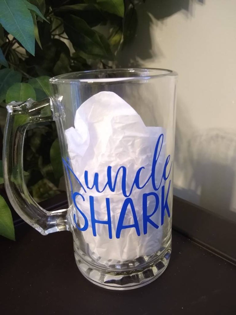 father/'s day cheap presents personalize. Uncle Shark beer mug Birthday gifts grandpas dads brothers custom gift for uncles wine glass