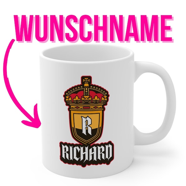 Tasse Personalisiert Mit Name, Kaffeetasse Personalisierbar, Wunschname, Geschenk Idee, Kaffeebecher Mit Wunschtext, Namenstasse