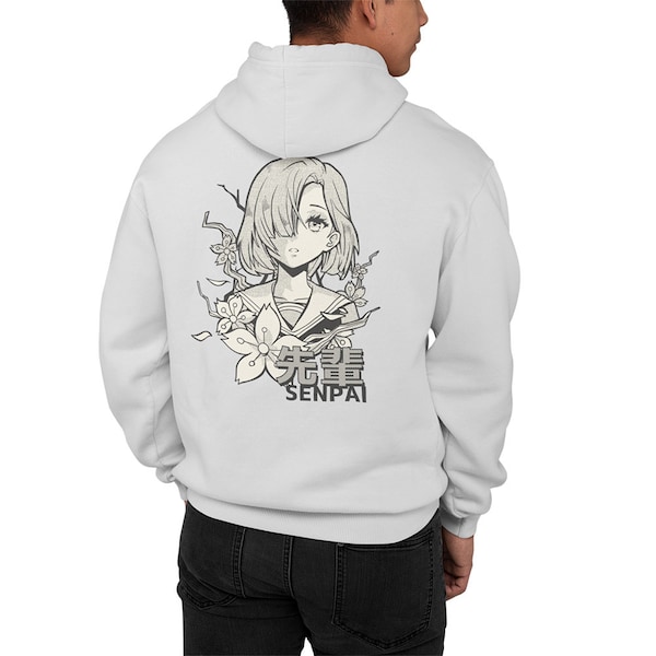 Anime Hoodie Für Damen Und Herren - Japan Senpai Manga Pullover - Otaku Pulli - Anime Merch - Otaku Sweatshirt - Japan Mode - Kawaii