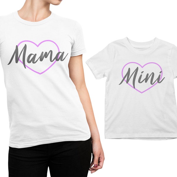 Mutter Tochter Outfit, Mutter Tochter Geschenk, Mutter Tochter Shirt, Mutter Tochter Partnerlook, Mama Tochter Outfit, Muttertag Geschenk