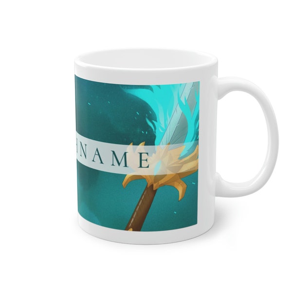 Personalisierte Tasse Weiß Mit Wunschname - Gaming Kaffeetasse Weiß - Kaffeebecher Personalisiert - Gamer Geschenk - Geschenk Idee