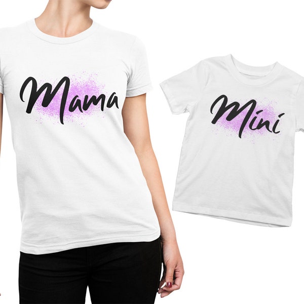 Mutter Tochter Outfit, Mutter Tochter Geschenk, Mutter Tochter Shirt, Mutter Tochter Partnerlook, Mama Tochter Outfit, Muttertag Geschenk