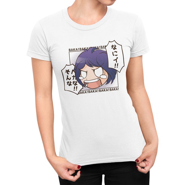 Anime Shirt Damen - Japan Baka Anime Merch - Manga Deko - Otaku Tshirt - Otaku Shirt - Anime Geschenk - Kawaii Shirt - Anime Mode