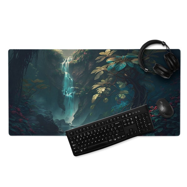 Gaming Mauspad XXL - 600 x 350 mm - Schreibtischunterlage Groß Rutschfest Und Wasserdicht - Gamer Mouse Pad Geschenk Idee