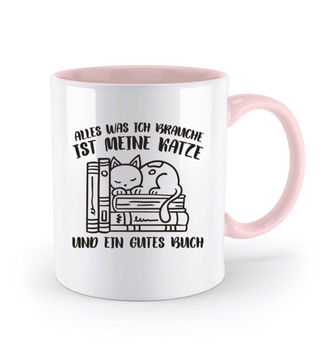 Personalisiert Bücher-Stapel Tasse 2025 - 3D Bemalte Buch Kaffeetasse Für Literatur-Fans