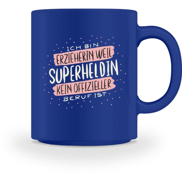 Erzieherin Tasse Mit Spruch Beidseitig Bedruckt - Beste Erzieherin Der Welt Kaffeetasse Kaffeebecher - Kindergärtnerin Geschenk