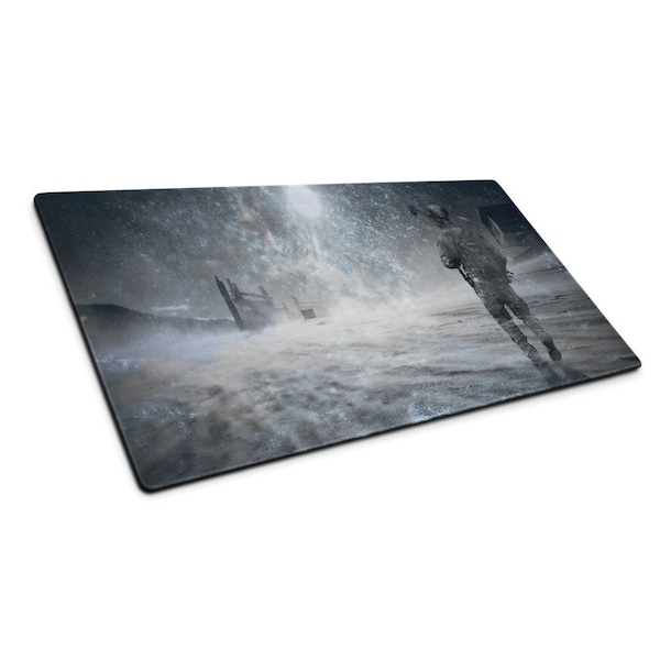 Tapis de souris XXL Gaming Table Pad pour clavier et souris 800 x 400 mm grand - Pad de bureau Fond antidérapant - Décoration de joueur