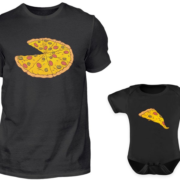 Vater Baby Partnerlook Set, Papà Baby Partnerlook, Vater Sohn, Baby Body, Vater Tochter, Vatertag Geschenk, Papa Geschenk, Pizza