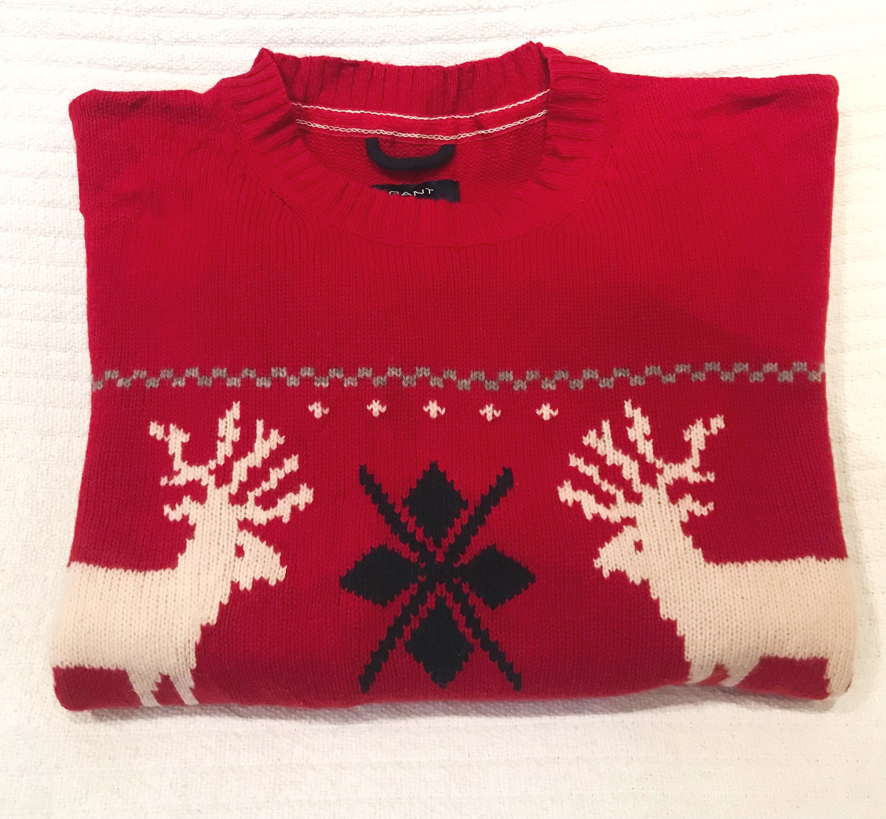 Vintage Reindeer Gant Jumper UK