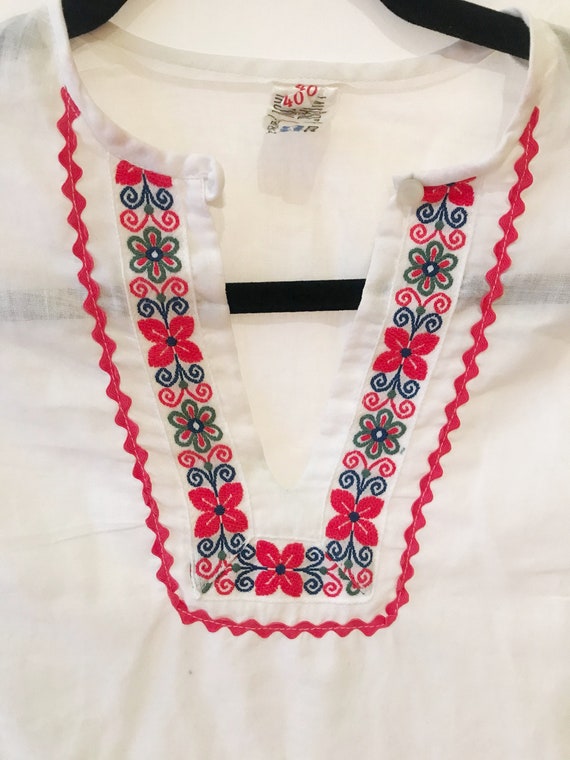 Vintage Hungarian blouse - image 6