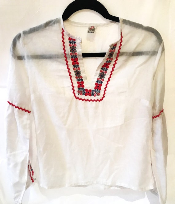 Vintage Hungarian blouse - image 1