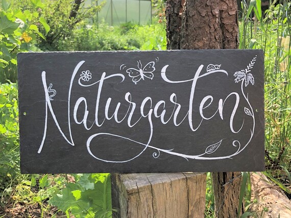 Schiefertafel Schild mit Spruch handgeschrieben Etsy