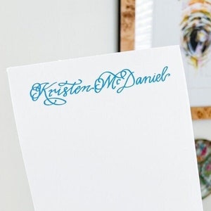 Calligrafia personalizzata scritta a mano Blocco note Festa della mamma Compleanno To Do List Cursive Girly Shopping List Gift Note Pad Notebook