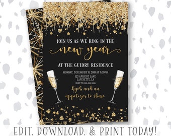printable invitation etsy