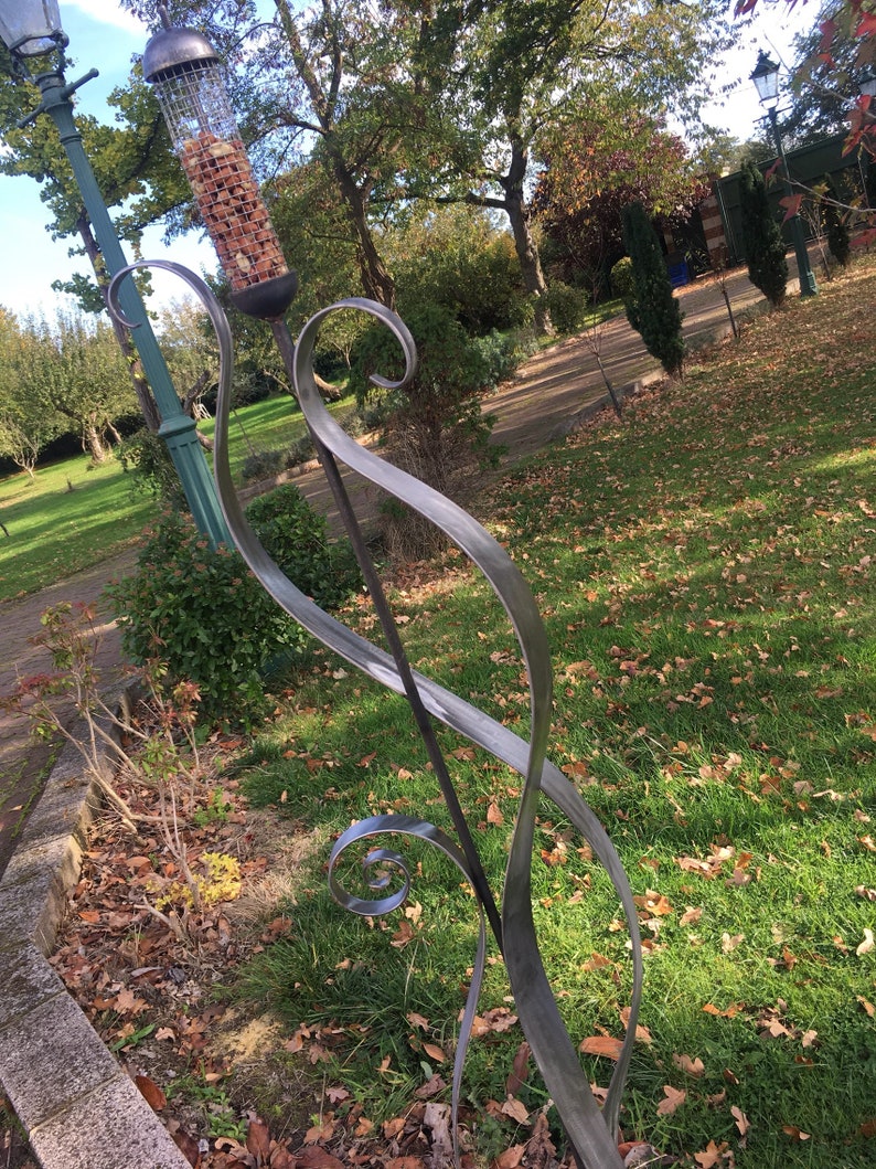 Bulrush Bird Feeder Sculpture Etsy