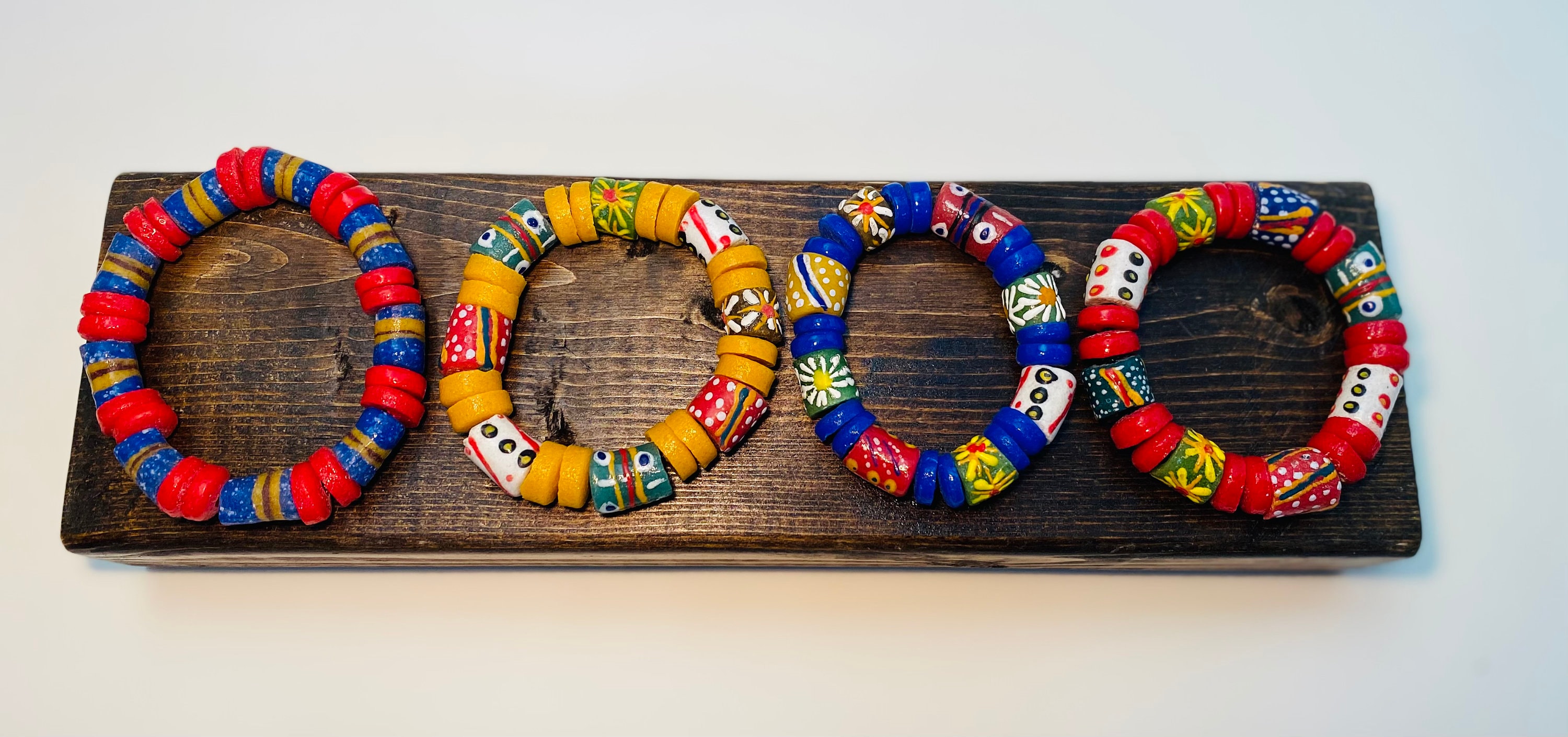 Authentic Ghanaian Beaded Bracelet | Etsy
