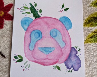 Candy Panda Art Print