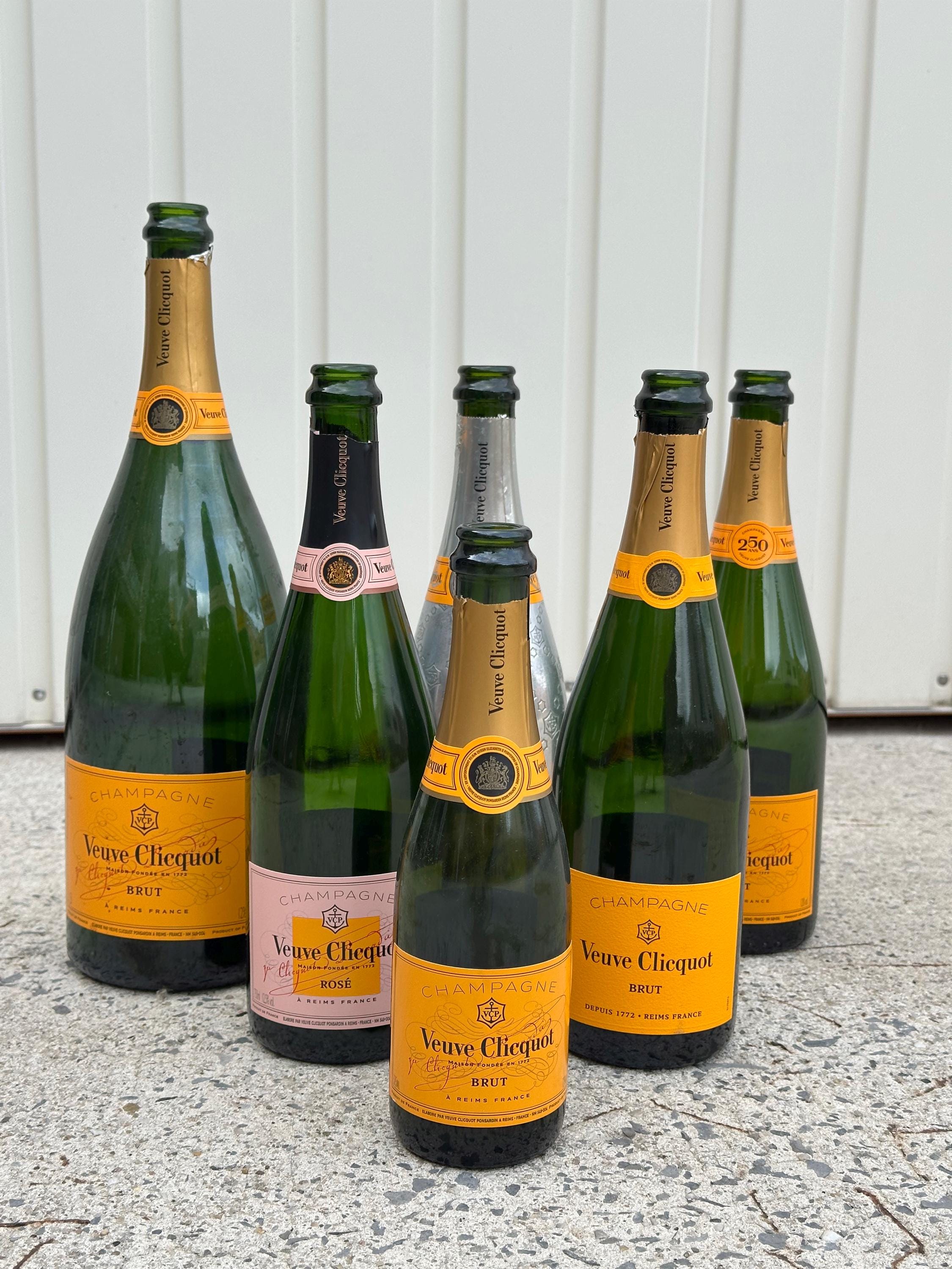 Empty Veuve Clicquot Bottle – Empty Champagne Bottle – Mancave