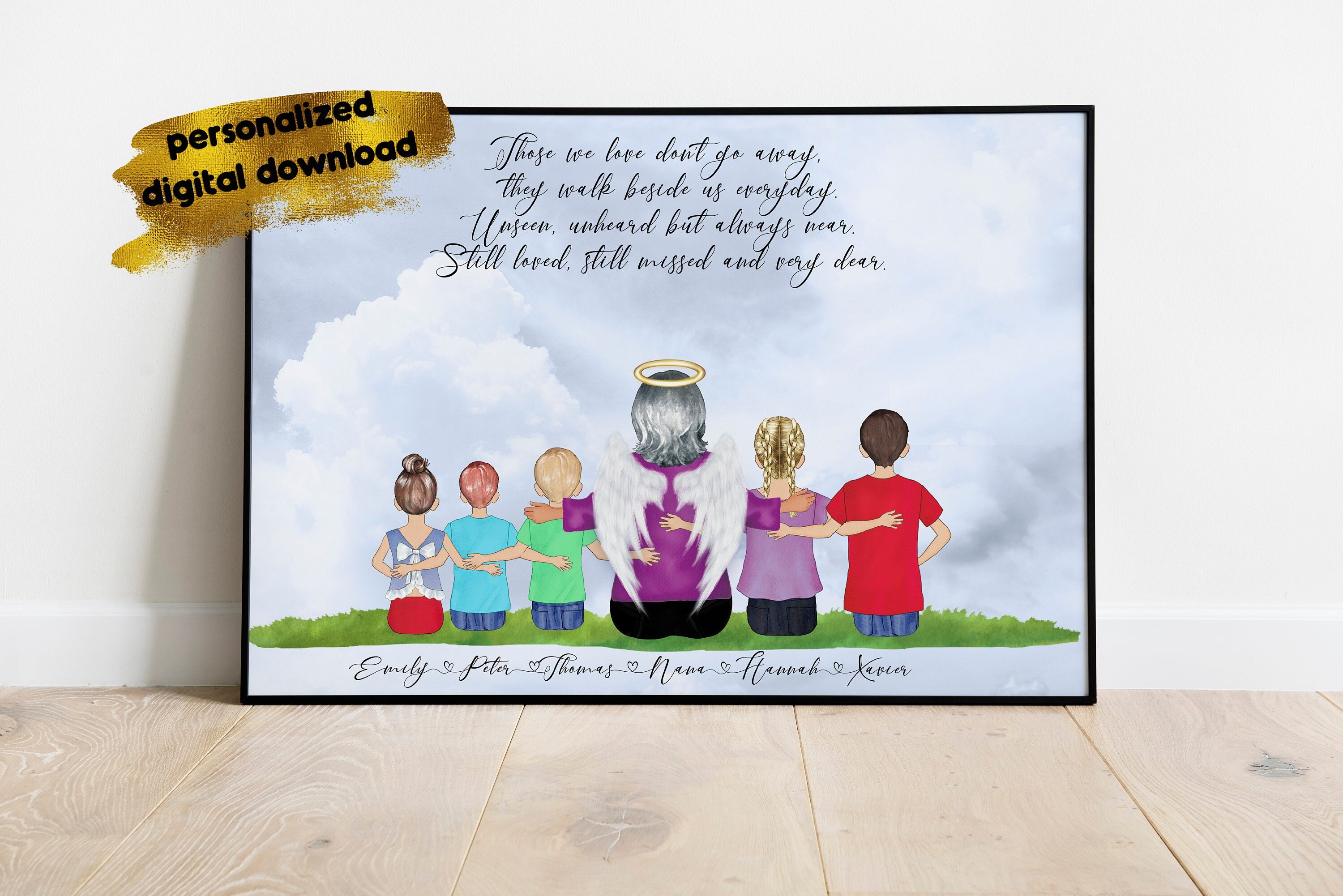 Grandmother Memorial Gift in Loving Memory of Grandma Passed Etsy UK