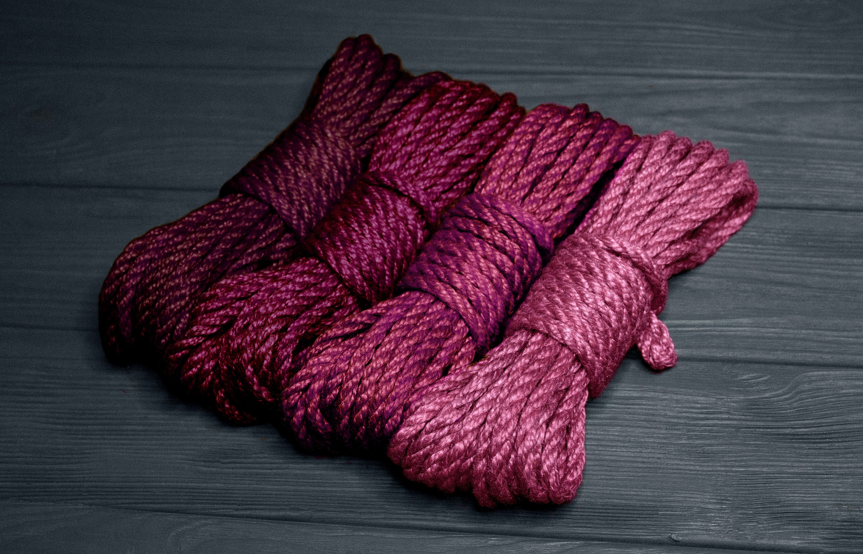 Jute Shibari Rope Set 4pcs 26ft 8m X 6 Mm Bondage Set Etsy