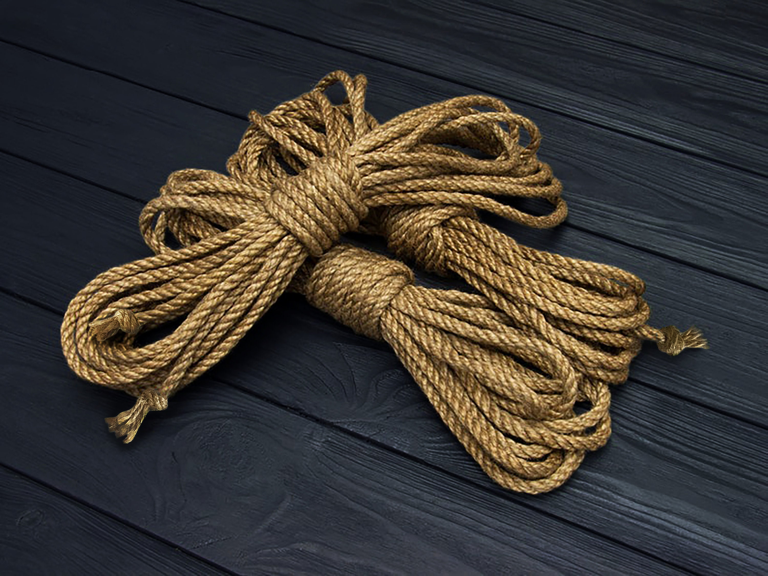 Shibari Rope. 1 Ply 'violet Fully Treated' Tossa Jute Rope. 8