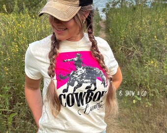 Cowboy Country Frauen Country Shirts, Frauen Country Konzert Shirts, Frauen Country Tshirt, Country Herbst Shirt, Pferde Shirt
