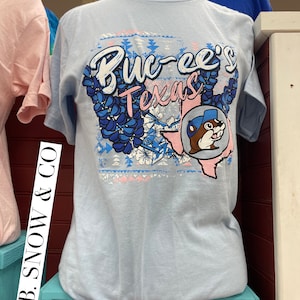 Women’s Bucees Texas Bluebonnet Shirt, Texas Pride Women’s Shirt, Texas Bucees Gifts, Bucees Fall Shirt, Bucees Women’s Shirt, Southern Gift
