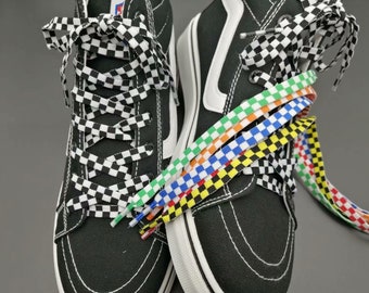 vans checkered shoelaces