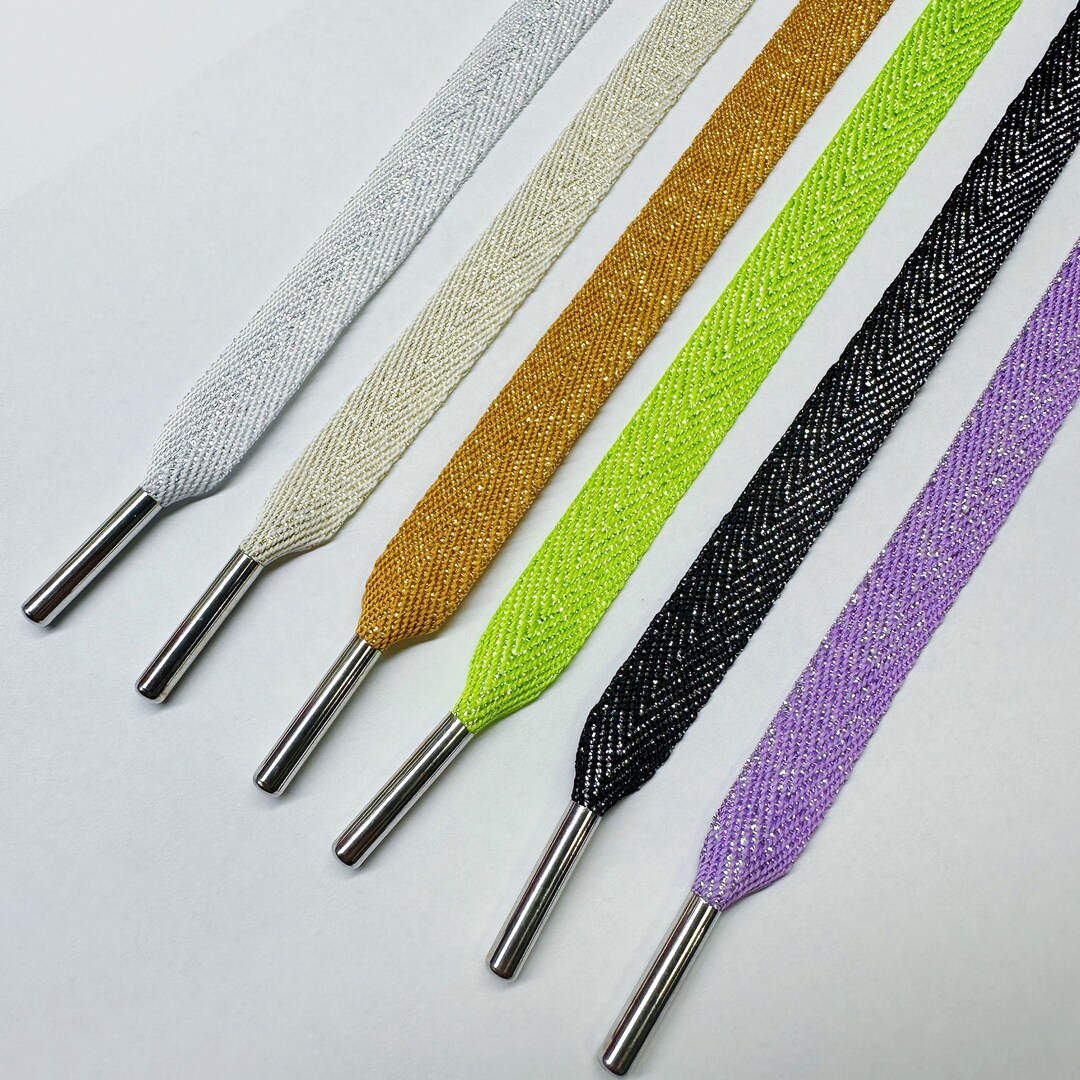 10mm Glitter Herringbone Flat Strings - Etsy