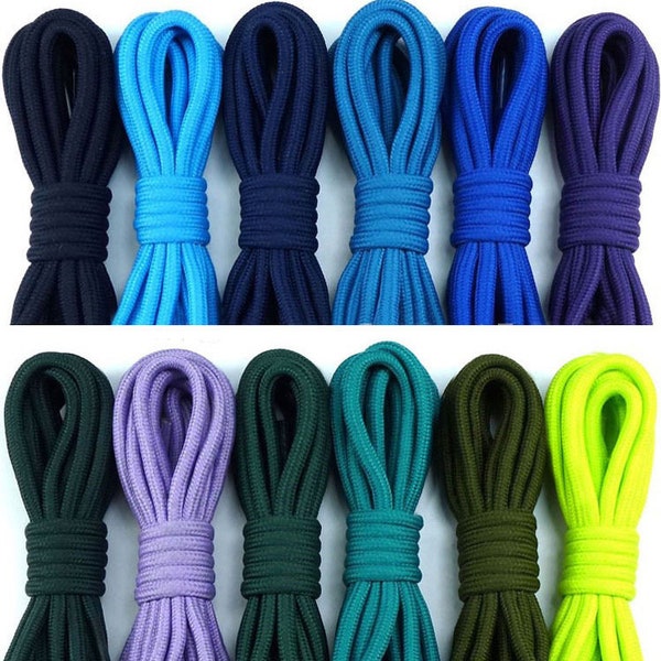 Rope Shoe Strings, Round Cord Shoelaces - ONE PAIR