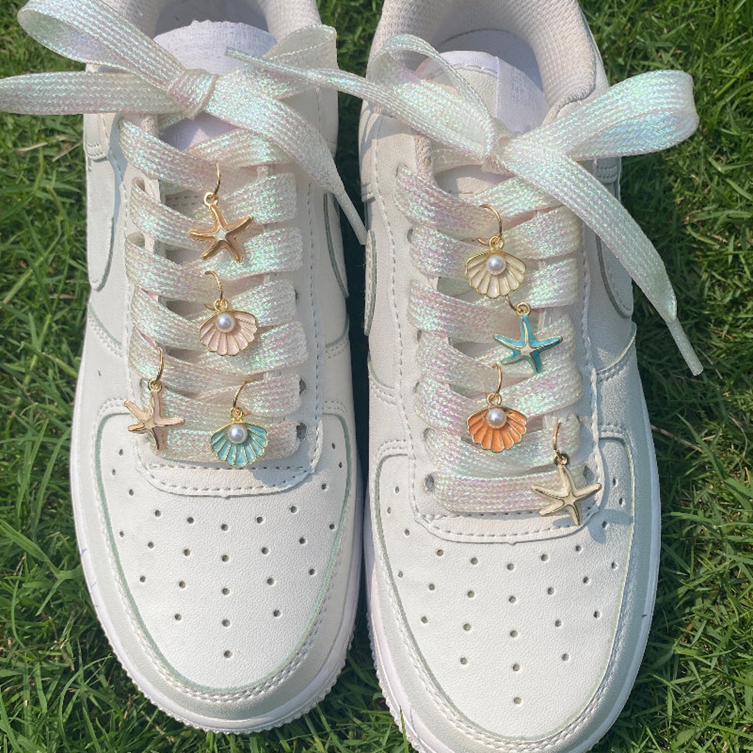 Shell and Starfish Shoelaces Charms - Etsy
