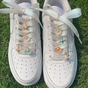 Shell and Starfish Shoelaces Charms