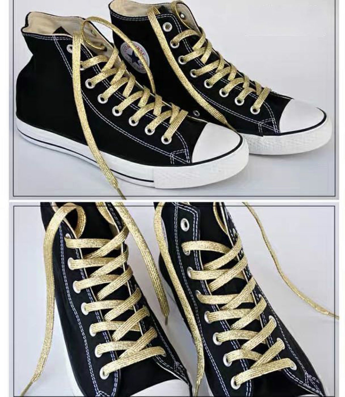 Glitter Shoelace Metallic Shoe Strings Sparkle Shoelaces Etsy