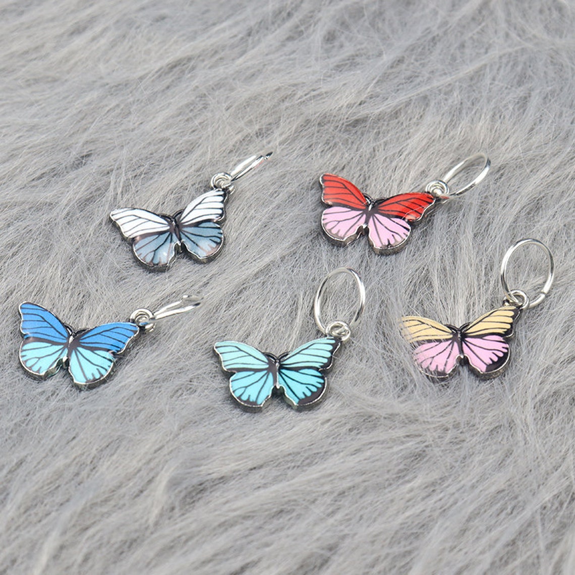 Enamel Butterfly Laces Charms Butterfly Shoelaces Decoration - Etsy