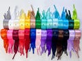Ribbon Lace, Satin Lace - Multicolor ( ONE PAIR ), Ribbon Shoelace With Personalize Text product logo