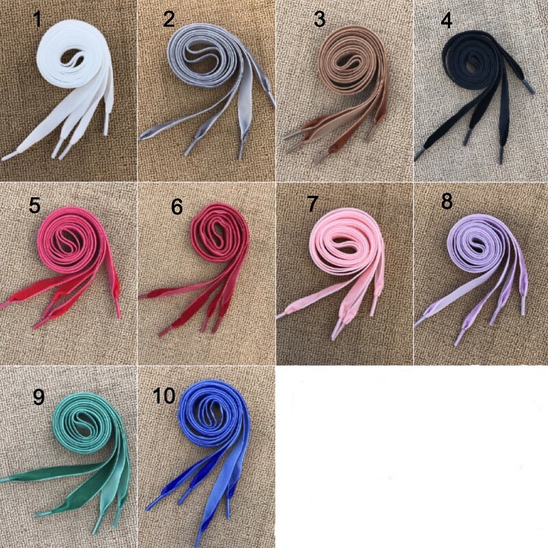 16mm Velvet Shoe Laces Vintage Style Shoe Laces Elegant Shoe Etsy