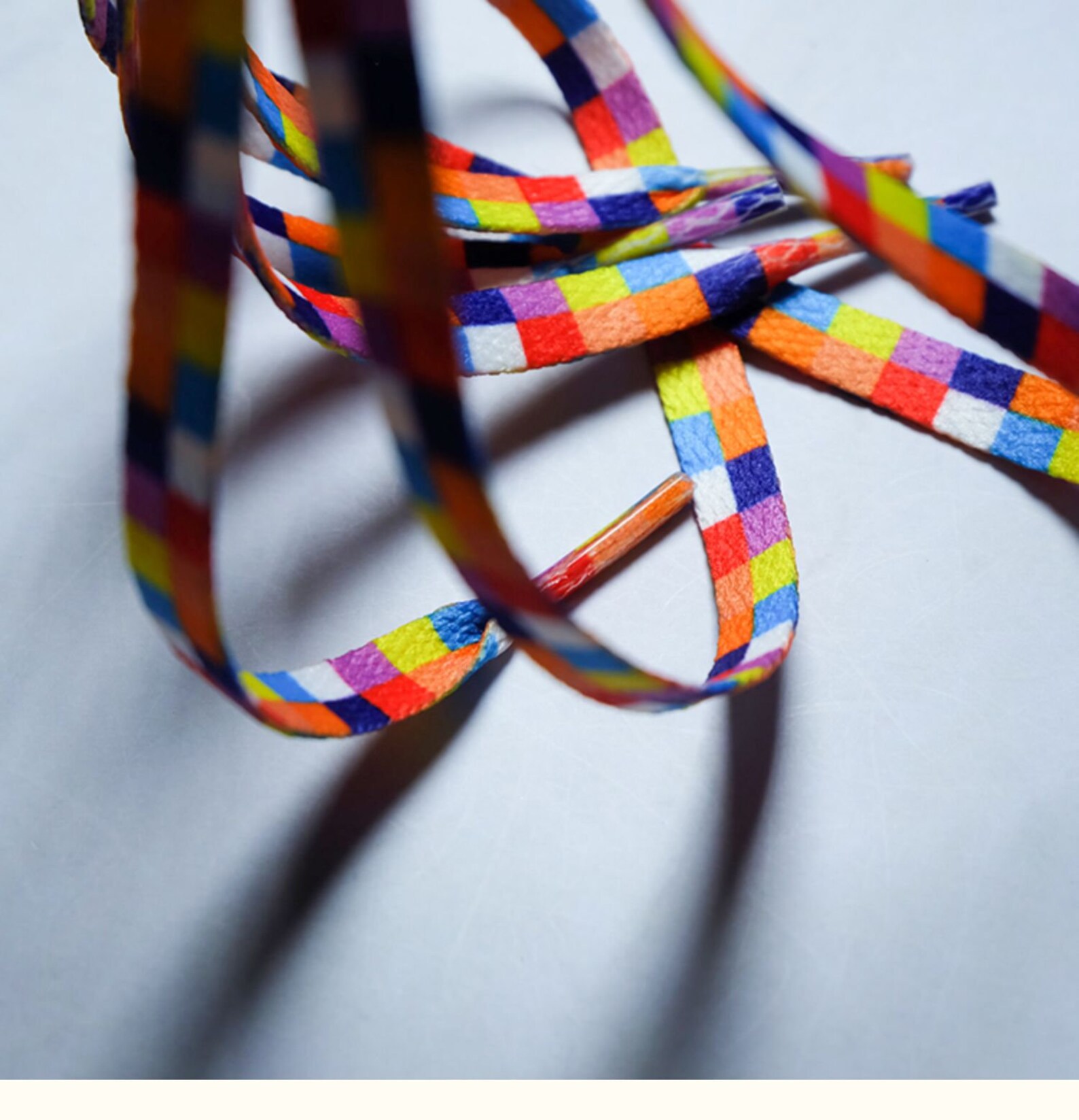 Colorful Muzzik Shoelaces Plait Shoelaces Cotton Shoelaces Etsy