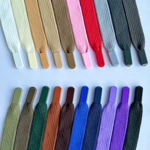 18mm Flat Cotton Hoodie String With Metal Stoppers, Fat Drawstrings, Pants Laces
